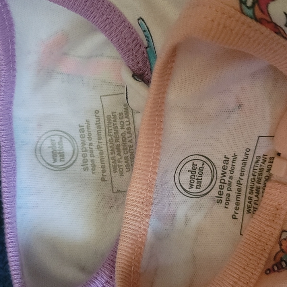 Unicorn footed sleepers - Picture 3 of 4